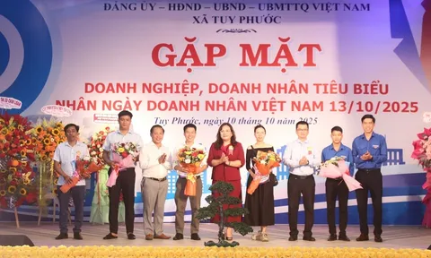Gia Lai: Gặp mặt doanh nghiệp, ra mắt Câu lạc bộ Doanh nhân trẻ xã Tuy Phước