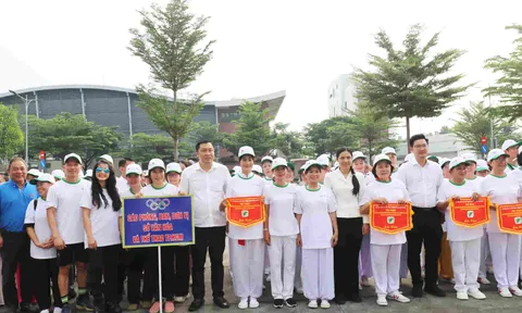 Khoảng 1.000 vận động viên tham gia hội thao chào mừng Đại hội Đảng bộ TP Hồ Chí Minh