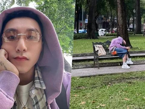 Sơn Tùng hẹn fan cafe bệt Nhà thờ Đức Bà, tư thế "gục ngã" trên ghế của nam ca sĩ gây bão mạng xã hội