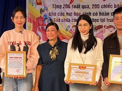 Thuỳ Tiên những ngày đầu năm, bận rộn cùng Team Châu Phi làm thiện nguyện