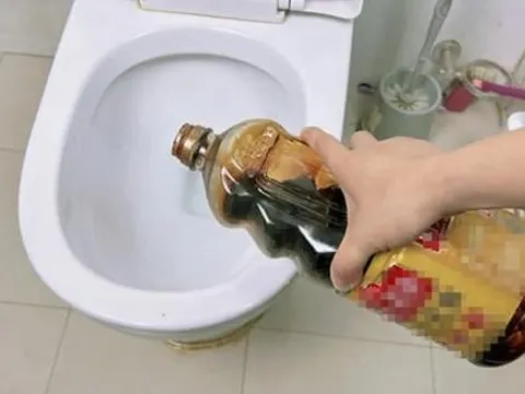 Một chút nước tương nhỏ giọt vào bồn cầu lại có tác dụng lớn như vậy, đáng tiếc người ta không biết