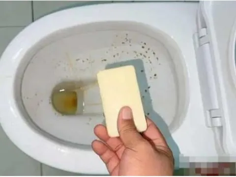 Đặt một miếng xà phòng vào bồn cầu, có tác dụng rất tốt, giải quyết được rắc rối lớn ở nhà, hãy thử ngay