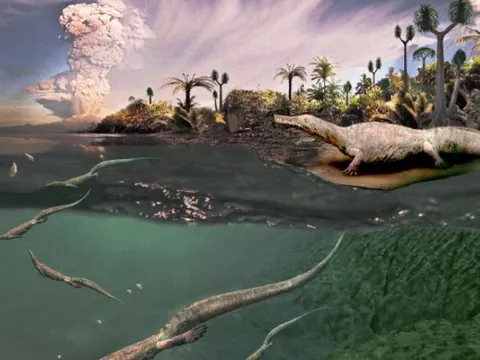 Phát hiện quái vật Mesosaur lớn nhất từng được biết đến