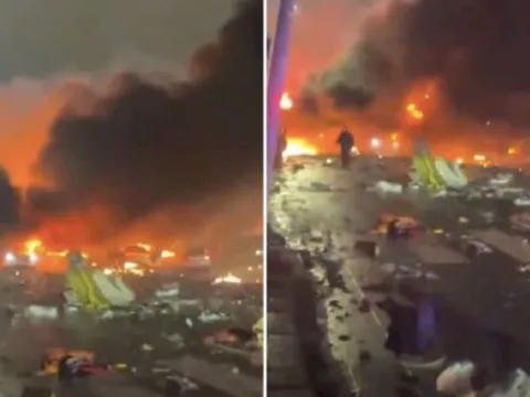 Sau vụ tai nạn máy bay khiến 67 người chết, một máy bay ở Mỹ tiếp tục bị rơi gây ra vụ nổ kinh hoàng