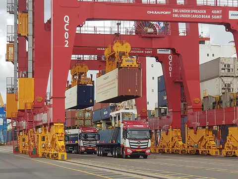 Quảng Nam: THACO khánh thành bến đón tàu 5 vạn tấn cảng quốc tế Chu Lai