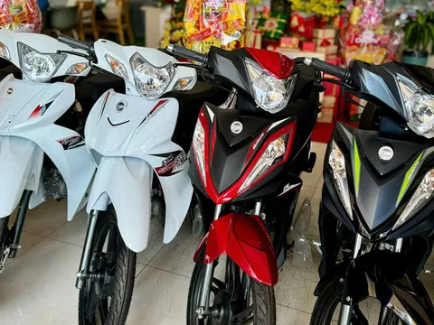 Bảng giá xe số SYM tháng 2/2025: Thấp nhất chỉ 16,7 triệu đồng