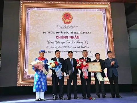 Bình Định đón nhận bằng di sản văn hóa phi vật thể quốc gia thứ 6 