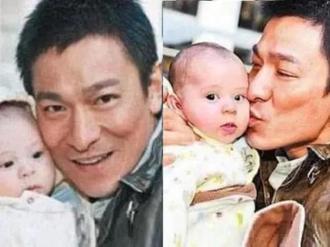 Lưu Đức Hoa chưa bao giờ tưởng tượng được rằng đứa bé mà anh từng thơm má lại trở thành ngôi sao nổi tiếng châu Á