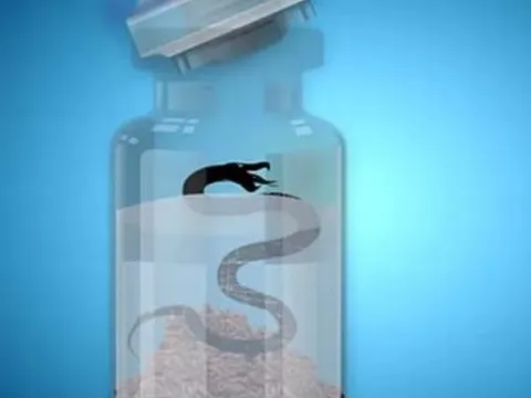 Tại sao rắn độc đã ngâm rượu cả năm trời, khi mở nắp bình vẫn vọt lên cắn người bị thương?