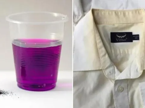 Mẹo tẩy sạch vết ố vàng trên quần áo trắng bằng thuốc tím, sạch bong trong '1 nốt nhạc'