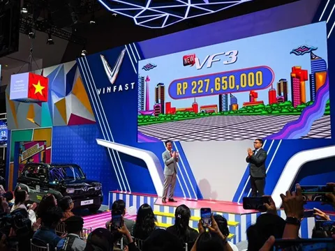 VinFast công bố mở bán mini-SUV VF 3 và chính sách miễn phí sạc ô tô điện tại Indonesia