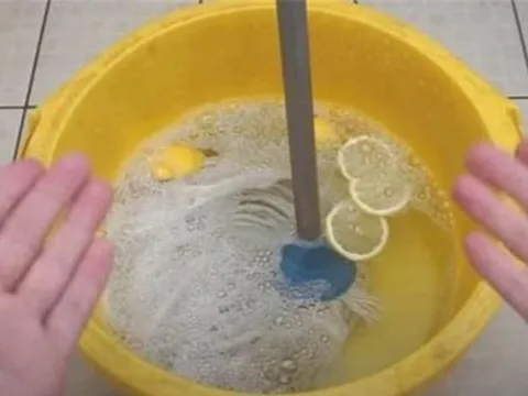 Bí kíp 'hô biến' cây lau nhà đen kịt, bẩn thỉu trở nên sạch sẽ, sáng bóng như mới: Chỉ cần ngâm nước theo cách này!