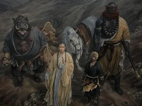 Tây Du Ký 1986 không phải phim sát nguyên tác nhất, diện mạo thật của 4 thầy trò Đường Tăng gây sốc