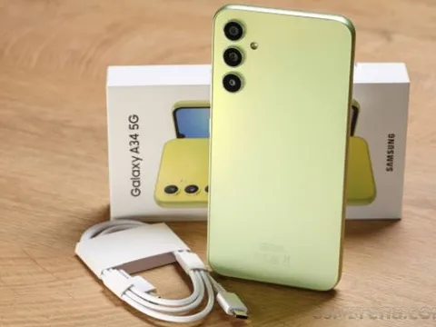 Vua Android màn lớn tầm trung Galaxy A34 5G sau Tết rẻ như bèo, mạnh mẽ và đa năng như Galaxy A55 5G
