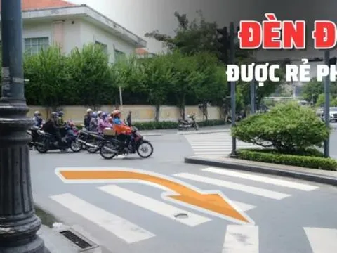 Bắt đầu từ năm 2025: Chỉ có 5 trường hợp được rẽ phải khi đèn đỏ, không biết bị phạt nặng