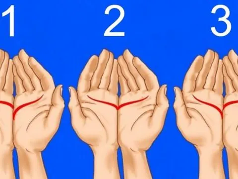 Đặt đường tình duyên hai tay cạnh nhau để biết mình khi yêu thế nào?