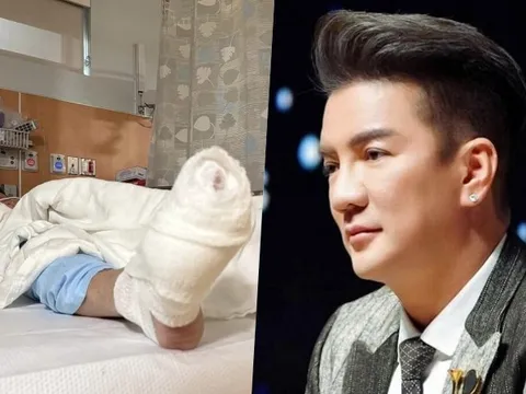 Đàm Vĩnh Hưng một lần nói hết về vết thương ở chân: Vẫn phải dùng giảm đau, vết thương lan sang gối