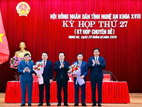 Nghệ An có thêm hai Phó Chủ tịch UBND tỉnh