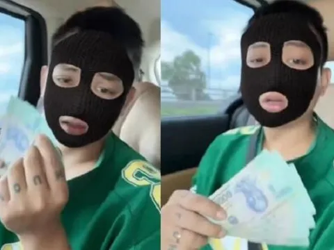 Hoài Lâm bất ngờ hứng 'gạch đá' vì đu trend khoe tiền giữa ồn ào với vợ cũ Cindy Lư