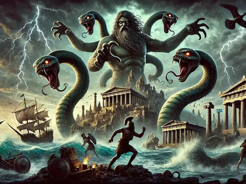 Quái vật rắn kinh hoàng nhất thần thoại Hy Lạp, hạ gục cả thần Zeus