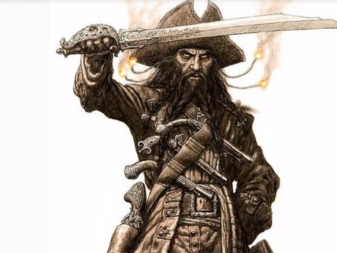 Giải mã bí ẩn gây sốc về kho báu của Râu Đen - tên cướp biển khét tiếng bậc nhất lịch sử