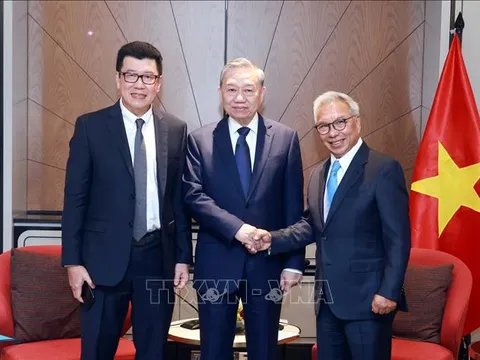 Tổng Bí thư Tô Lâm tiếp lãnh đạo các tập đoàn, doanh nghiệp lớn của Indonesia