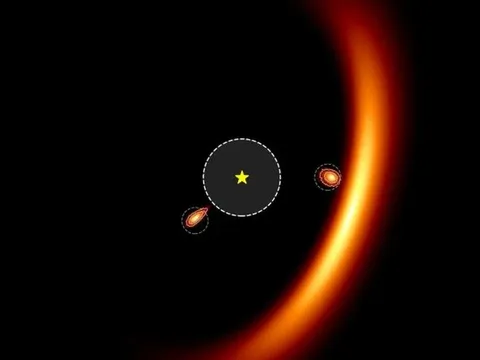 Kính viễn vọng James Webb chụp được khoảnh khắc hiếm có về hành tinh đang hình thành