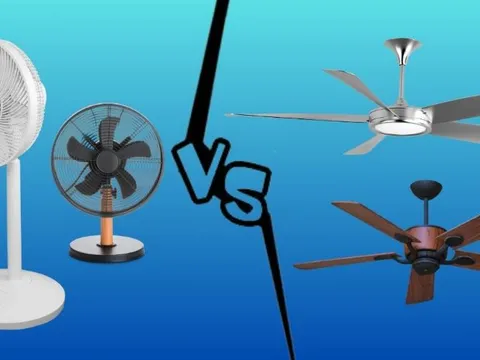Quạt trần hay quạt cây tiết kiệm điện hơn? Sử dụng loại nào tối ưu nhất trong ngày hè nóng bức?