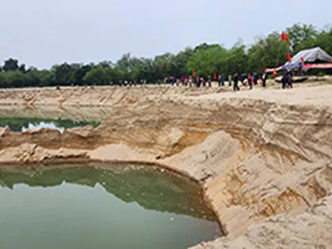 Nghệ An: Khai thác cát sỏi gây sạt lở, công ty Thanh Chương bị cắt 2ha mỏ