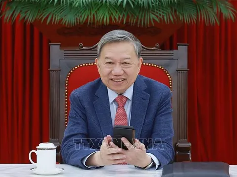 Tổng Bí thư Tô Lâm điện đàm với Tổng thống Hoa Kỳ Donald J.Trump