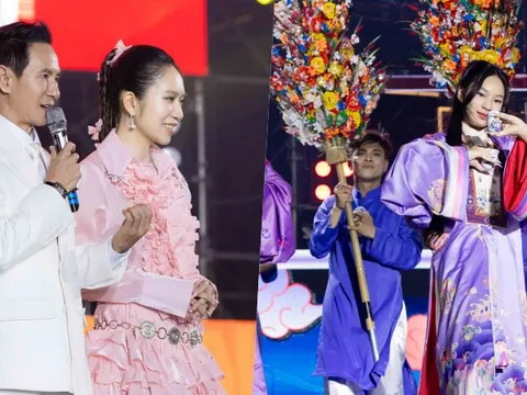 Showcase “Lật mặt 8” ấn tượng với cảnh múa chiếu, múa chén, biểu diễn thuyền thúng 