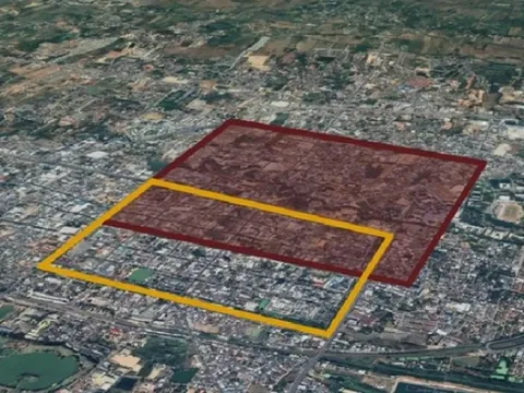 Khám phá "thành phố ma" bí ẩn dưới Nakhon Ratchasima qua ảnh vệ tinh