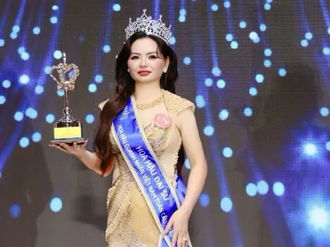 Tân Hoa hậu Đại sứ - Hoa hậu Doanh nhân Việt Nam Toàn cầu 2025 gọi tên Lê Thanh Hương