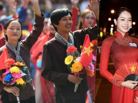 Khung hình đầy cảm xúc của 'sao' Việt trong Lễ diễu binh, diễu hành mừng đại lễ 30/4