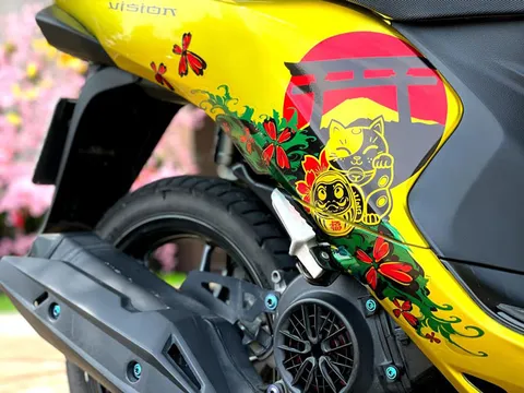 Sơn lại xe máy, mức tiền phạt phải nhận là bao nhiêu?