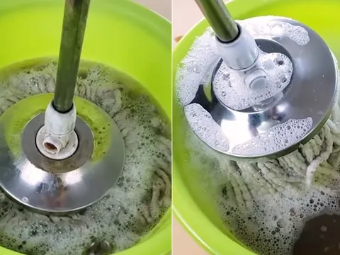 Chỉ với nguyên liệu đơn giản này là đủ giúp cây lau nhà sạch bong, khử sạch mùi hôi tức thì