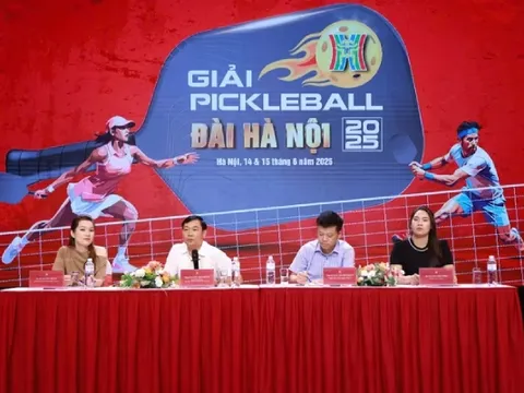 Lần đầu tiên Đài Hà Nội tổ chức giải Pickleball