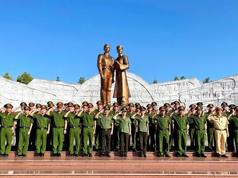 Tuổi trẻ Công an tỉnh Bình Định làm theo lời Bác