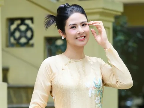 Ngọc Hân vẫn thon thả dù mang bầu 6 tháng 