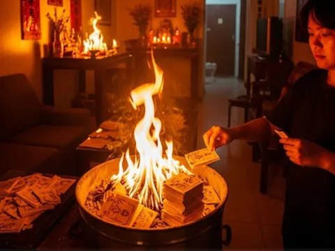 Từ 1/7: Đốt vàng mã sai quy định tại chung cư có thể bị phạt tới 50 triệu đồng