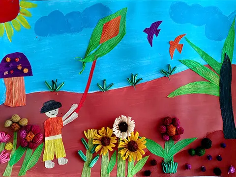 Triển lãm tranh 'Nâng cánh ước mơ 2025' do trẻ mồ côi, khuyết tật sáng tác