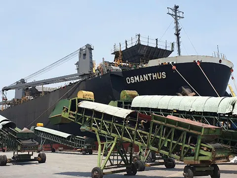 Hỗ trợ tàu trọng tải gần 50.000 tấn cập cảng Tiên Sa