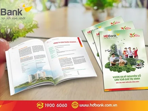 Báo cáo phát triển bền vững HDBank 2024: “Vươn xa kỷ nguyên số - Lan tỏa giá trị xanh” 