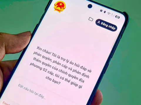 Trợ lý AI hỗ trợ tra cứu đơn vị hành chính mới
