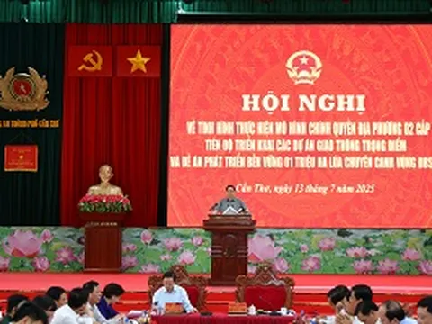 Thủ tướng Phạm Minh Chính làm việc với ĐBSCL về ba nội dung chiến lược