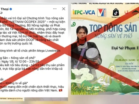 Bộ Công Thương không bổ nhiệm TikToker Phạm Thoại làm 'đại sứ nông sản'