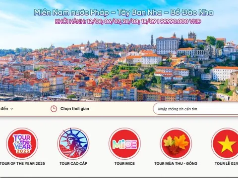 BenThanh Tourist ra mắt giao diện website mới