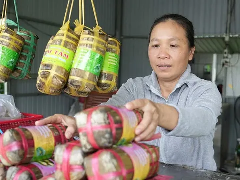 Bánh tét Trà Cuôn: Góp mặt làng nghề đặc sản Vĩnh Long