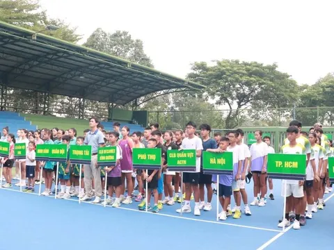 Hơn 200 vận động viên tranh tài giải quần vợt trẻ Cúp Vietravel 2025