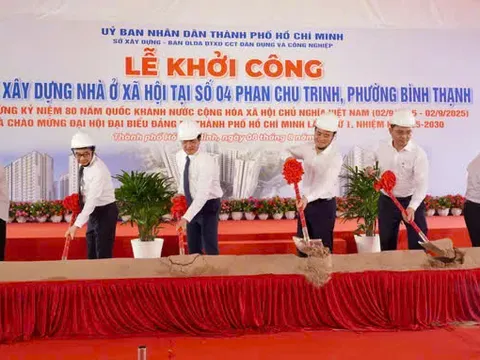 TP Hồ Chí Minh khởi công khu nhà ở xã hội gần 1.000 tỷ đồng phục vụ tái định cư
